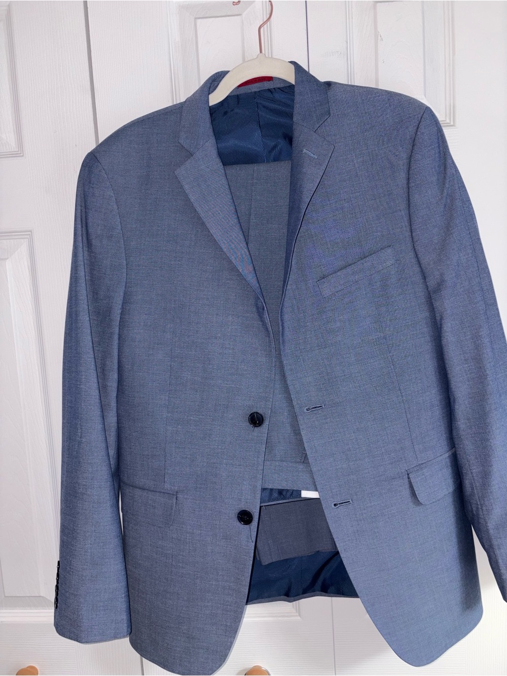 Alfani Men's Light Blue Two-Button Suit Blazer